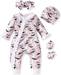Aalizzwell Baby Girls Romper Outfit Fall Winter Clothes by Aalizzwell