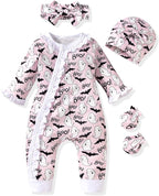 Aalizzwell Baby Girls Romper Outfit Fall Winter Clothes by Aalizzwell