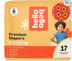 Hello Bello Diapers, Size 6 Flower Child, Hypoallergenic by HelloBello