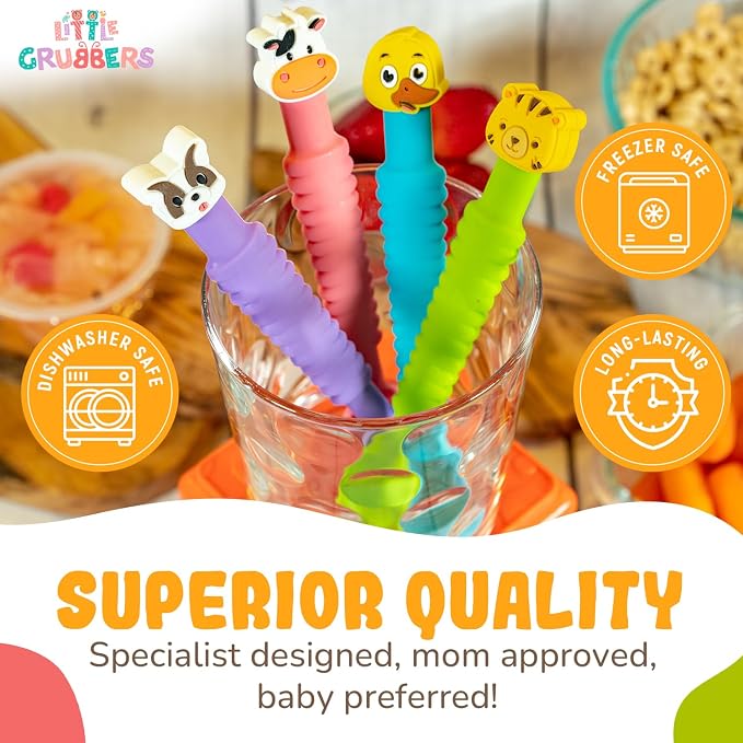 3-in-1 Silicone Baby Spoon Self Feeding 6+ Months - Image 5