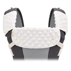 Bebamour Drool and Teething Reversible Cotton Pad White Drool Bib - Image 3