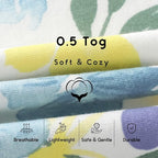 Yoofoss Baby Sleep Sack 12-18 Months 0.5 Tog Wearable Blanket - Image 5