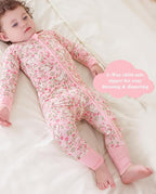 Bamboo Viscose Convertible Baby Footies Pajamas, footies - Image 3