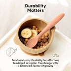 KeaBabies Silicone Baby Spoons, Self Feeding 6-12 months - Image 7