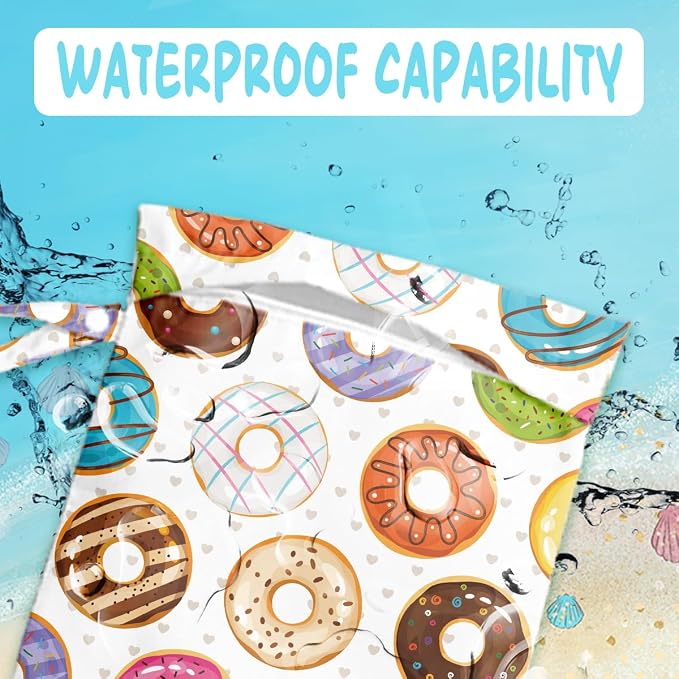 Wet Bag for Baby Swimsuit Kids Wet Dry Bag for Breast Pump Parts Diaper Bag - Image 3