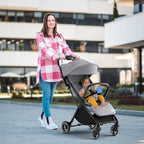 INFANS Ultra-Compact Fold Airplane Ready Travel Stroller, One-Hand Gravity Fold - Image 2