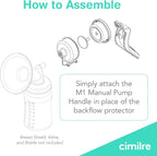 Cimilre M1 Manual Breast Pump Handle, Converts Any Cimilre Collection Kit into - Image 3