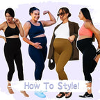 GROTEEN 3 Pack Women's Maternity Leggings - Image 4