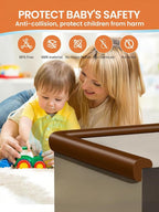 Baby Proof Edge Corner Protector, 16.4FT 0.47''Th L-Shape Furniture Corner & - Image 4