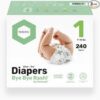 Parasol Clear+Dry Disposable Diapers and Clear+Pure Wipes, RashShield Protection by ParasolCo
