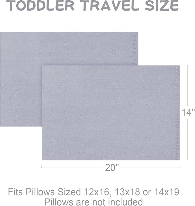 Cotton Toddler Pillowcase 14x20 Envelope: Long-Staple Cotton, Ultra Soft - Image 6
