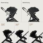 Mompush Wiz 2 in 1 Baby Stroller - Image 5