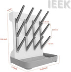 IEEK Baby Bottle Drying Rack, Large Vertical Drying Tower Bottle Rack Holder - Image 6