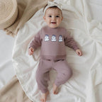 Fernvia Toddler Baby Girl Clothes 3 6 9 12 18 24 Months Fall Outfits Solid Long - Image 3