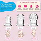 Baby Solids/Frozen Fruit Feeder Pacifier, Infant Teether Toy 4M+, BPA-Free - Image 3