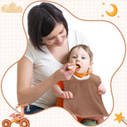 Foaincore 6 Pcs Pullover Baby Bibs Cotton Terry Toddler Absorbent Infant - Image 5