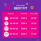 Pull-Ups Girls' Potty Training Pants, Size 3T-4T Training Underwear - Image 10