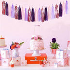 Pink-Purple Rose-Gold Party-Decorations Tassel Garland - Image 6