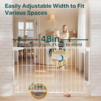 Cumbor Expandable 31.6-48" Baby Gate - Image 2