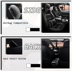 Car Seat Covers for Cadillac cts 2003-2019 | 5-Seats Seat Covers, Waterproof - Image 6