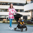 INFANS Lightweight Baby Stroller, Ultra-Compact Fold Airplane Ready Travel - Image 2