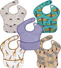 Soarwg Kids Baby Bibs, 5 Pack Waterproof Bibs by SoarwgKids