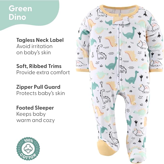 The Peanutshell Baby Sleepers for Boys Set of 3 - Image 2