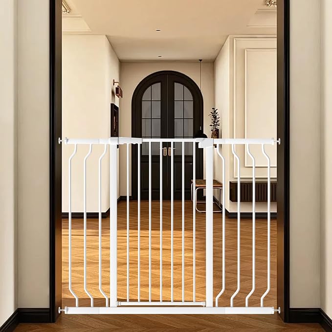 Extra Tall 40.55" Gate, 29.92-46.06" Extra Tall and Wide Dog Gate, Extra Wide by Foreng