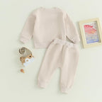 Tiaham Baby Boy Clothes Girl Outfits Fashion Sweatshirt Sweat Pant Kids Toddler - Image 3