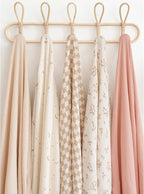 Konssy 3 Pack Muslin Swaddle Blankets - Image 5