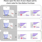 Diaper Pail Refill Bags Compatible - Image 2