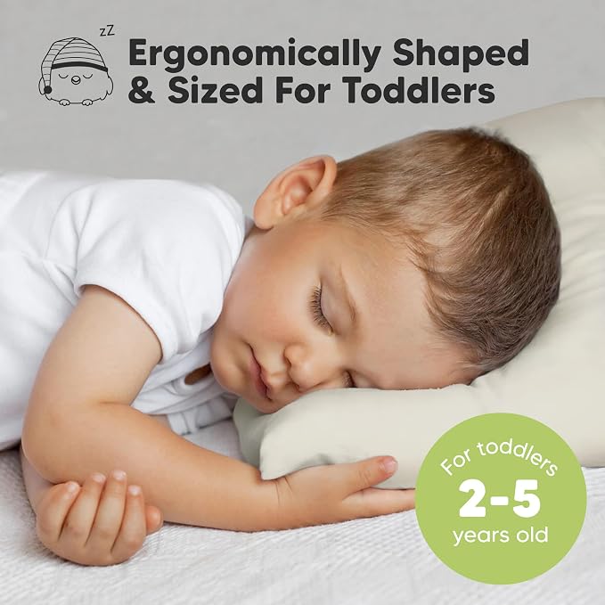 KeaBabies 2-Pack Toddler Pillow 13x18 - Image 2