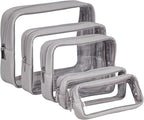 TSA Approved 5-Piece Diaper Bag Organizer Pouch Set Clear Waterproof TPU Kids by Remobia+Hicol