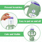BUSOHA 3 Pack Silicone Sleeves for Lansinoh Glass Baby Bottles - Image 6