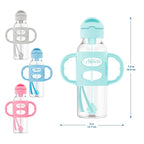 Dr. Brown's Milestones Narrow Sippy Straw Bottle, Spill-Proof - Image 9