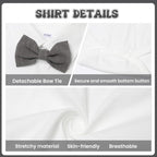Baby Boy Clothes Suits Infant Gentleman Wedding Outfit Formal Dress Shirt Vest - Image 5