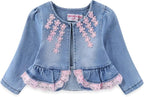Peacolate 6M-4Years Spring Fall Baby Girls Clothing Set 3pcs Long Sleeve Dress - Image 3