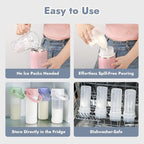 HEYTRIP Vacuum Insulated Breastmilk Cooler Bottle, 20oz Stainless Steel - Image 5