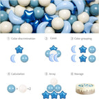 GOGOSO Ball Pit Balls Stars Moon Shapes Plastic Pitballs - Image 7