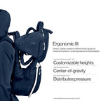 Vandra™ River - Scandinavian Hiking Baby Carrier Backpack - Gravity Lock™ - Image 7