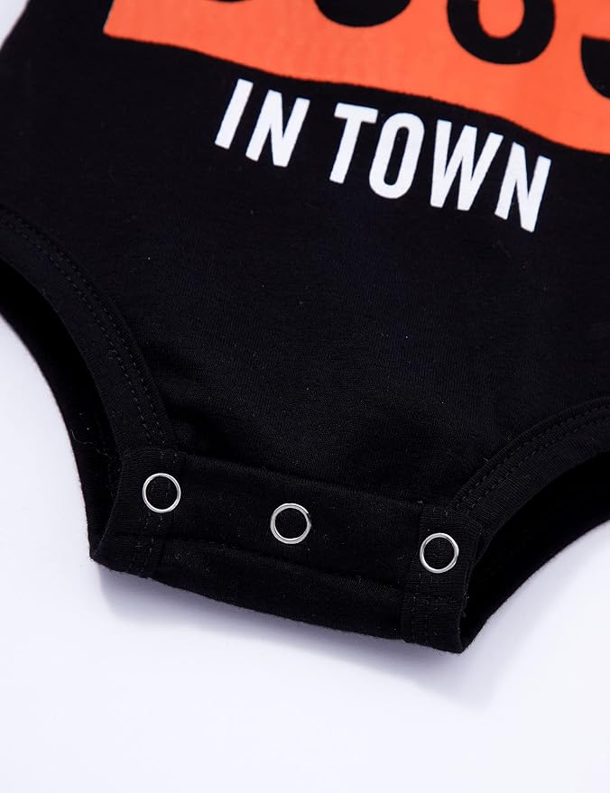 Fommy Newborn Baby Boy Clothes Plaid Letter Print Long Sleeve Hoodies + Long - Image 4