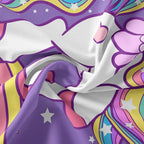QOOMO Unicorn Comforter King Size, Rainbow Unicorn Comforter Set - Image 7