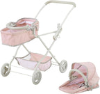 Olivia's Little World Twin Baby Doll Stroller, Double Bassinet Stroller Kids - Image 6