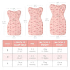Premium Soft Cotton Swaddle Blanket Sleep Sack Arms Up 2 Packs 6-12 Months - Image 6