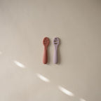 mushie Silicone First Feeding Baby Spoons | 2 Pack - Image 2
