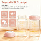 Breast Milk Storage Bottles 180ml 6oz BPA-Free Leak-Proof Natural Baby Bottle - Image 4