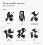 Veer Switch&Roll Stroller with Leather Grips and Leather Bumper Bar | 4 Wheel - Image 6