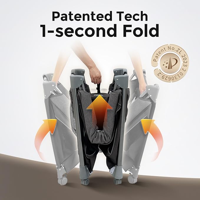 Pamo Babe 1-Second Setup 5-in-1 Playard - Image 2