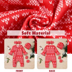 Aalizzwell Baby Girls Romper Outfit Fall Winter Clothes - Image 4