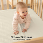 KeaBabies 2-Pack Muslin Crib Sheets - Image 3